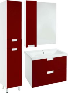 Тумба под раковину Bellezza Пегас 60см красный 00000007766